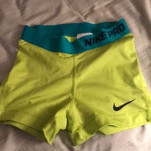 Nike spandex shorts